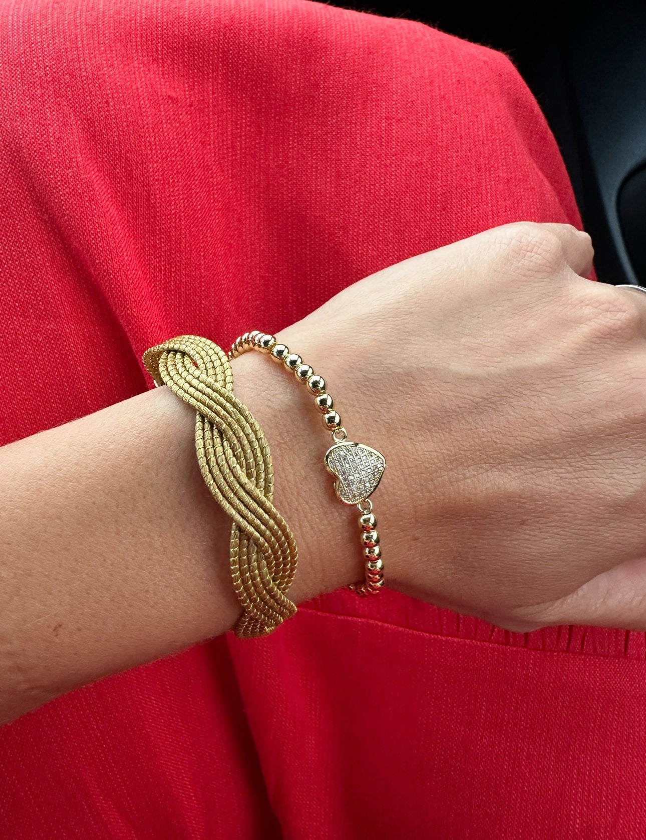 Diora Golden Grass Cuff