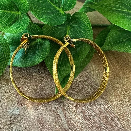 Orion Golden Grass Hoops