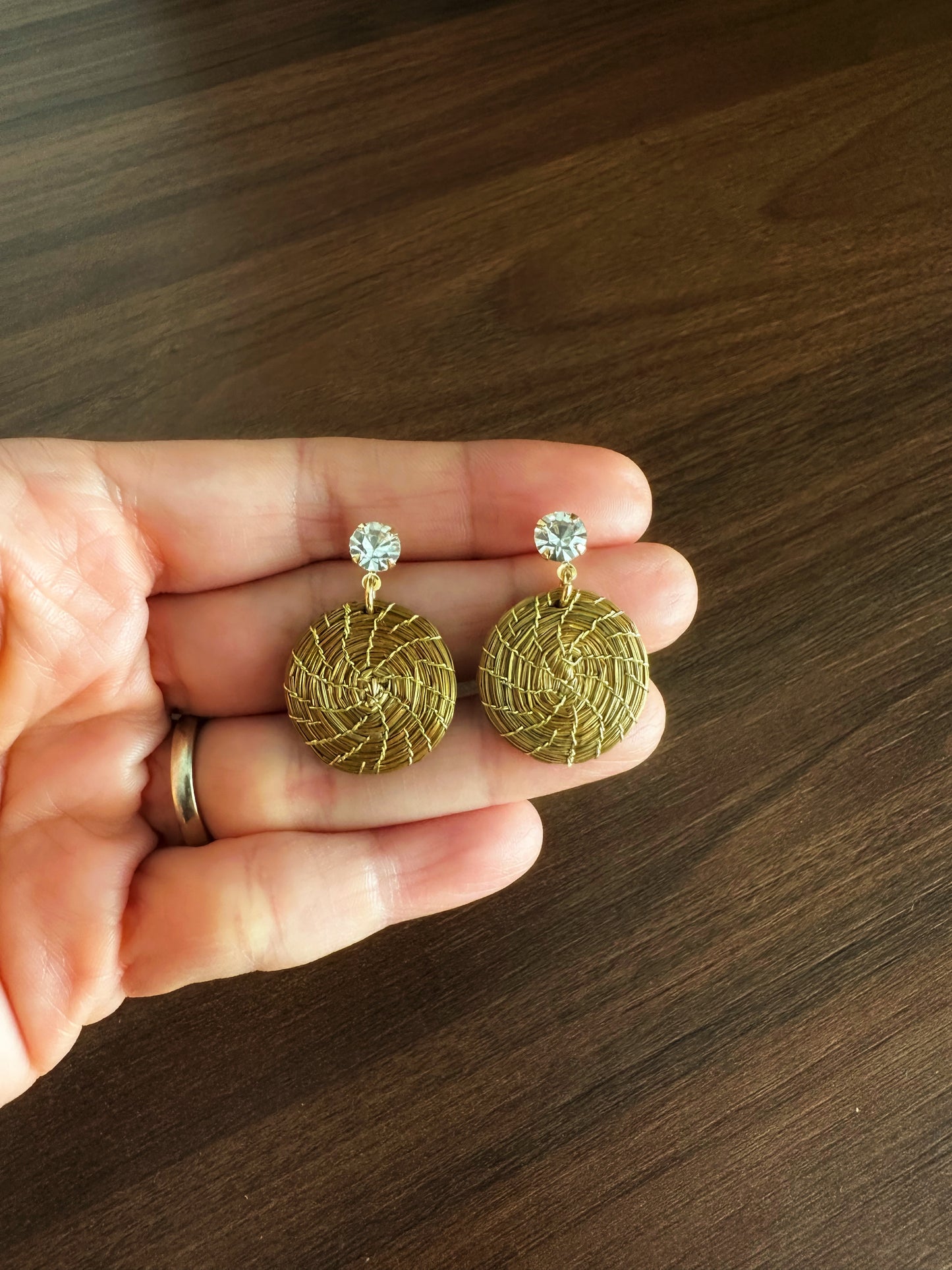 Circa Golden Grass Earrings