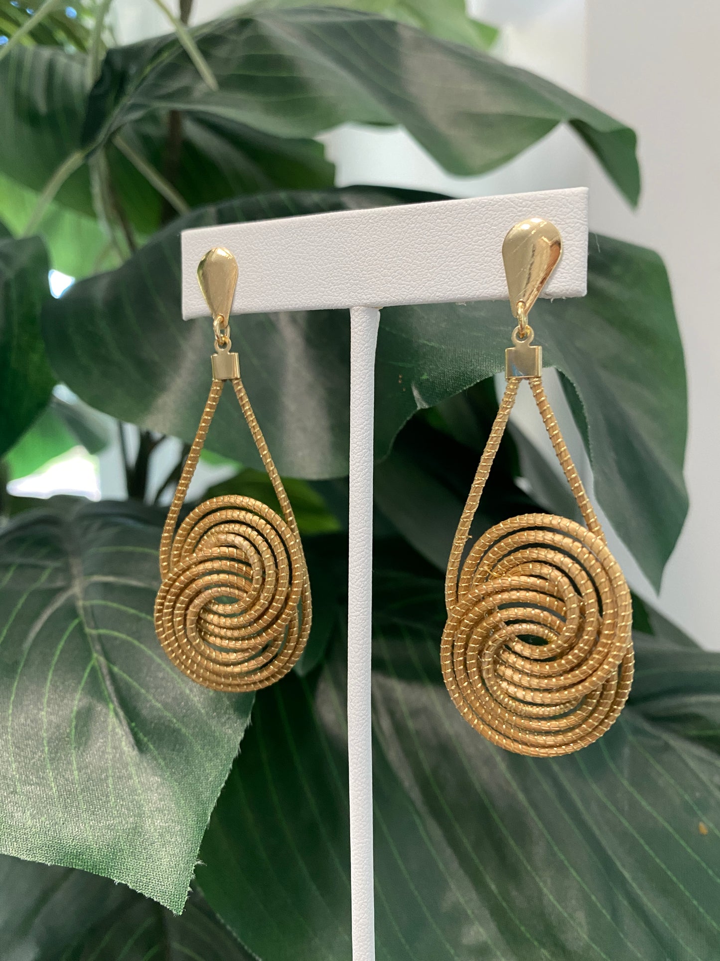 Rio Golden Grass Earrings