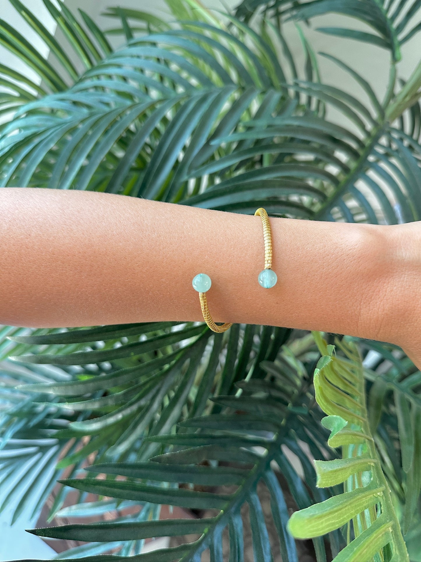 Nive Golden Grass Cuff