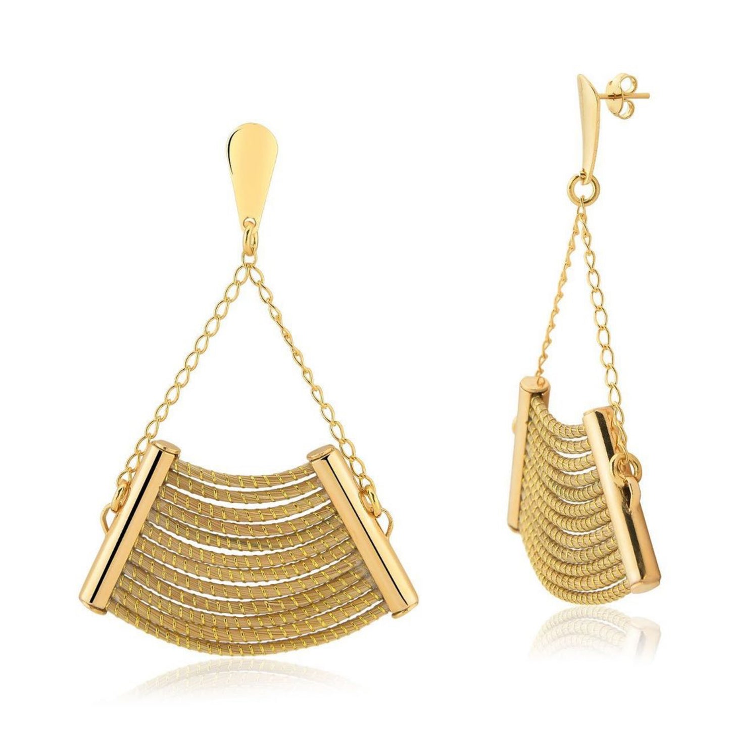 Lumen Golden Grass Earrings