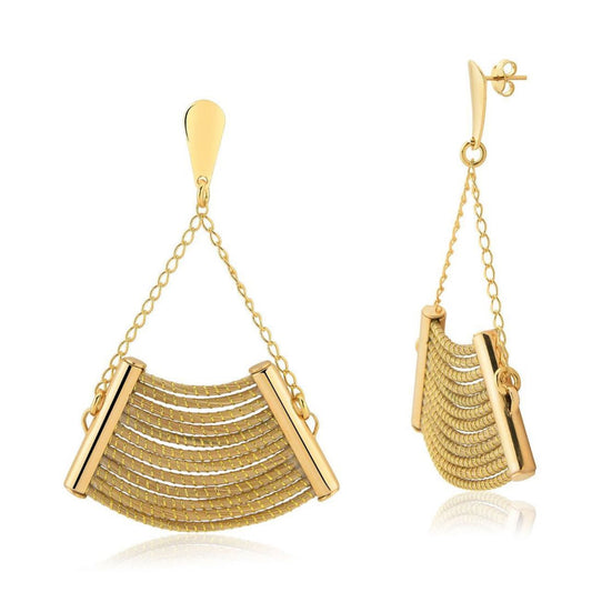 Lumen Golden Grass Earrings