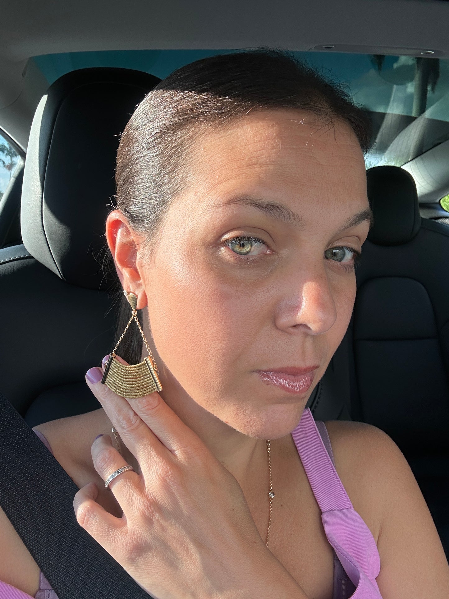 Lumen Golden Grass Earrings