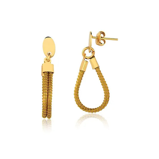 Mae Golden Grass Earrings