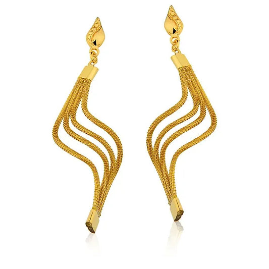 Zig Golden Grass Earrings