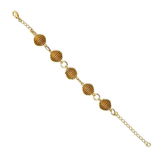 Amara Golden Grass Bracelet