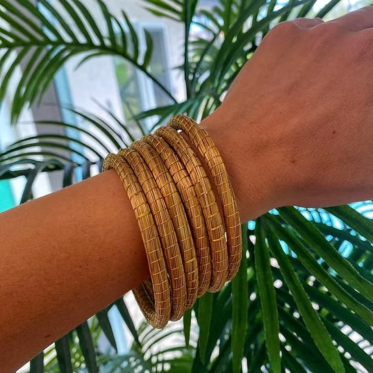 Golden Grass Bangle