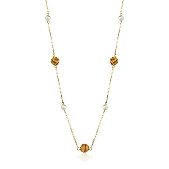 Valea Golden Grass Necklace