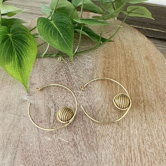Astra Golden Grass Earrings