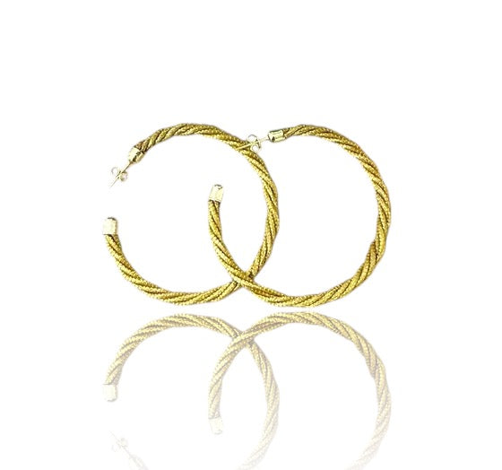 Luna Golden Grass Earrings