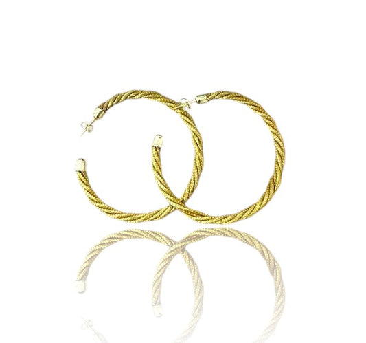 Luna Golden Grass Earrings