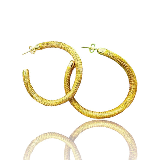 Stellar Golden Grass Hoops