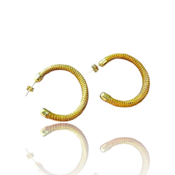 Stellar Golden Grass Hoops