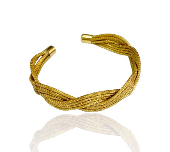 Diora Golden Grass Cuff