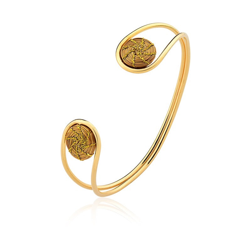 Solis Golden Grass Bracelet