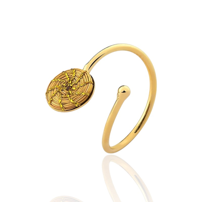 Astra Golden Grass Adjustable Ring