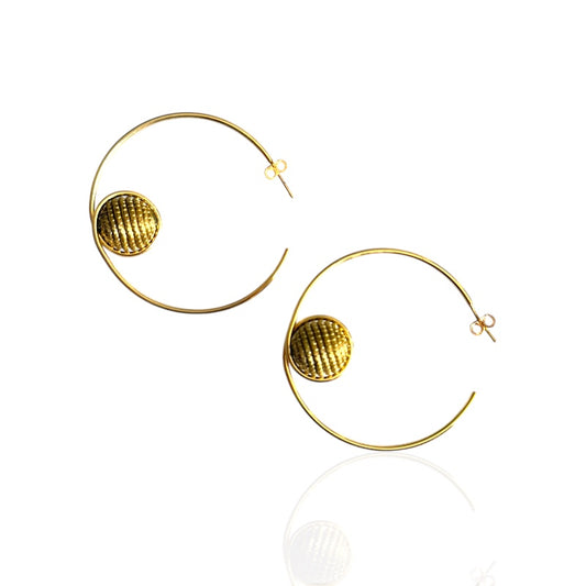 Astra Golden Grass Earrings